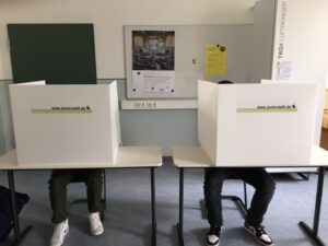 Juniorwahl zur Bundestagswahl 2021 am CEG